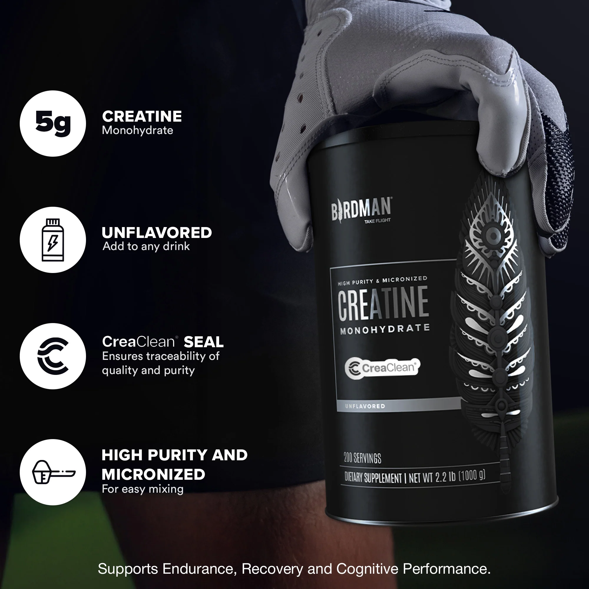 High-Purity Micronized Creatine Monohydrate - 2.2lbs - Image 3