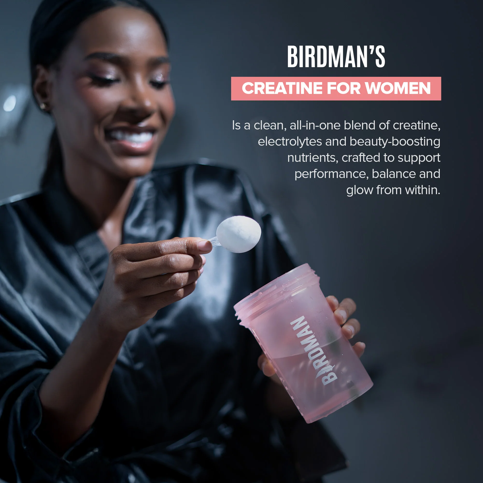 Creatine for Women: Creatine + Inositol + Electrolytes + Vitamins - 9.84 oz - Image 9