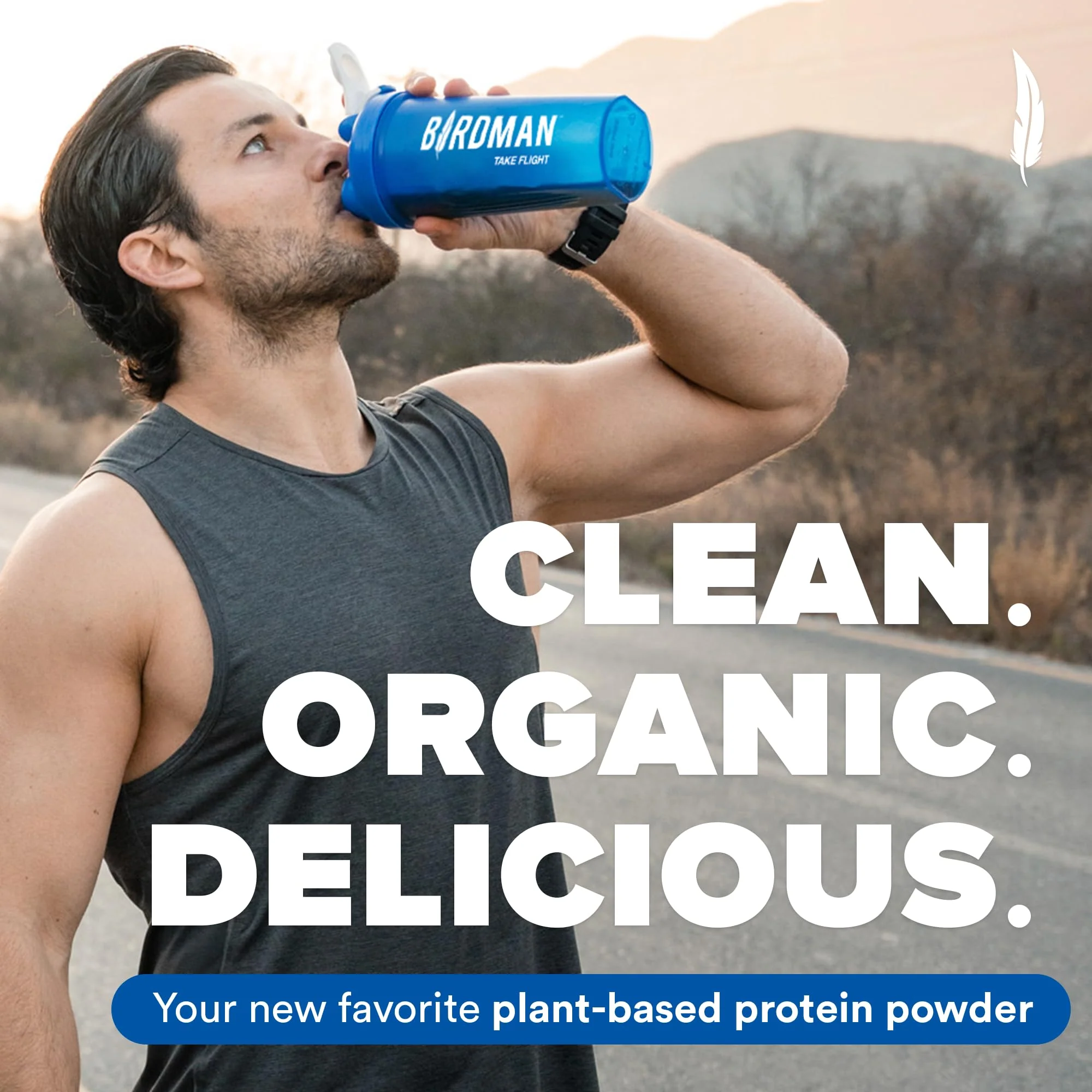 Falcon Protein Plant-Based Protein Powder - Chocolate Flavor - 2.64lbs - Image 3